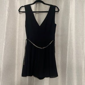 Dressy black romper